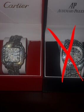 Men’s iced out watch